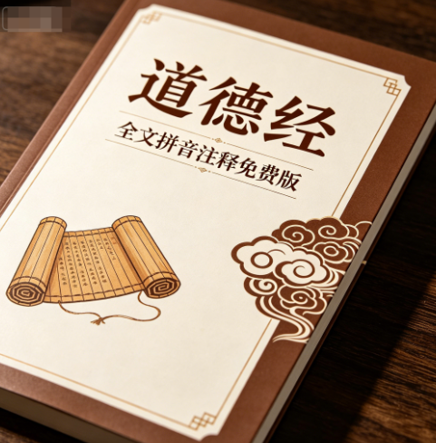 道德经全文拼音注释版PDF网盘下载（81章完整注音·适合各年龄段诵读）