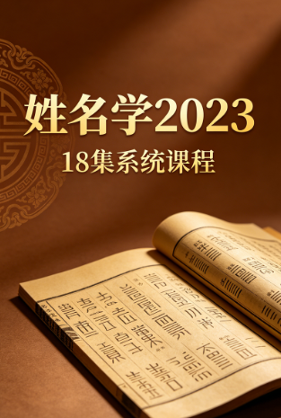 《姓名学2023》刘恒网盘下载(简体繁体笔画五行解密·起名改运实战教程)
