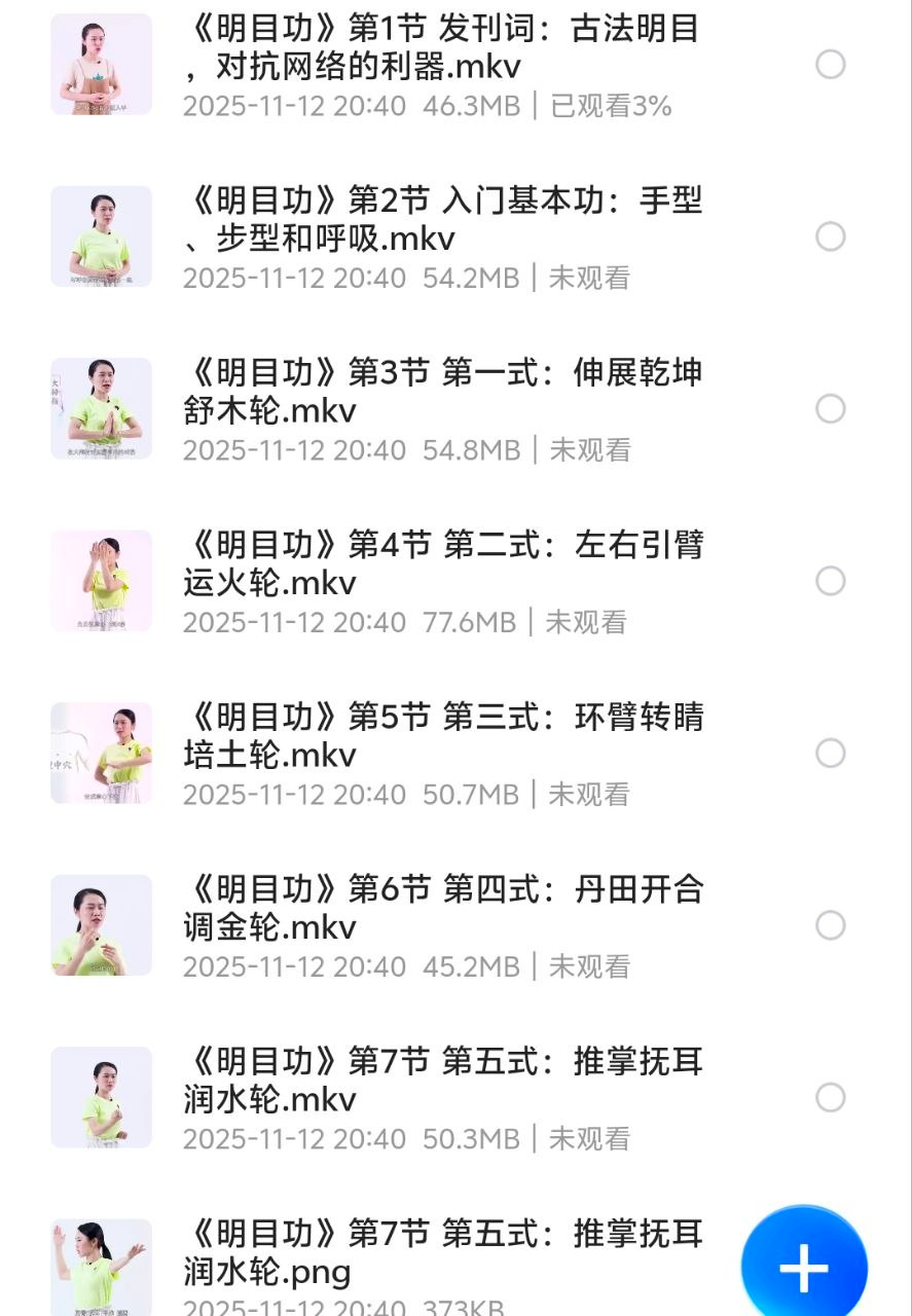 明目功9节课程网盘下载（传统医学理论·眼部气血调理·视力养护）
