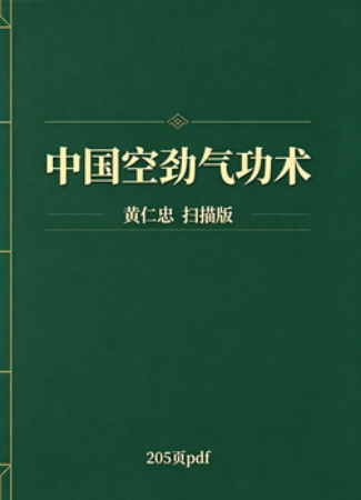 《中国空劲气功术》黄仁忠PDF网盘下载(205页·站桩内气外放系统教材)