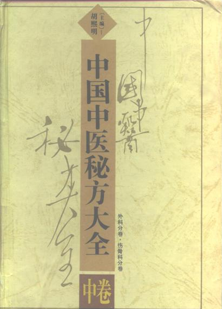 《中国中医秘方大全》中册度盘下载(精编5000奇效良方·465种病证·1989文汇版)