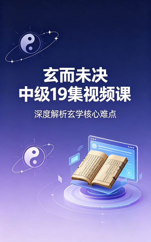 《玄而未决中级19集视频课》完整高清PDF 古籍善本珍藏