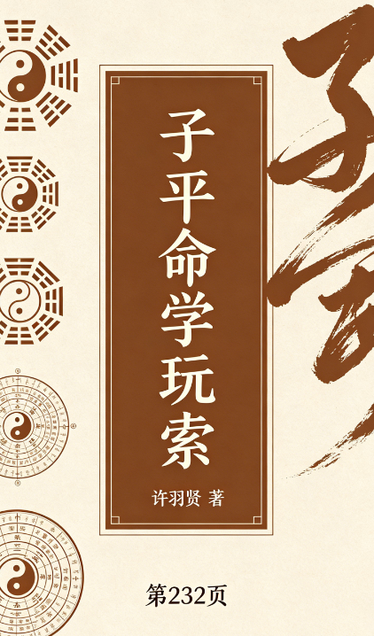 许羽贤《子平命学玩索》共232页 古籍善本珍藏