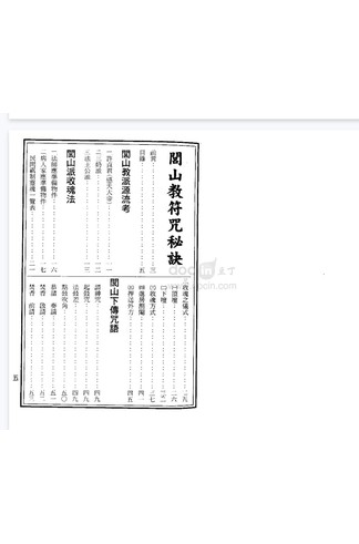 《闾山教符咒秘诀》 道家秘传养生古籍