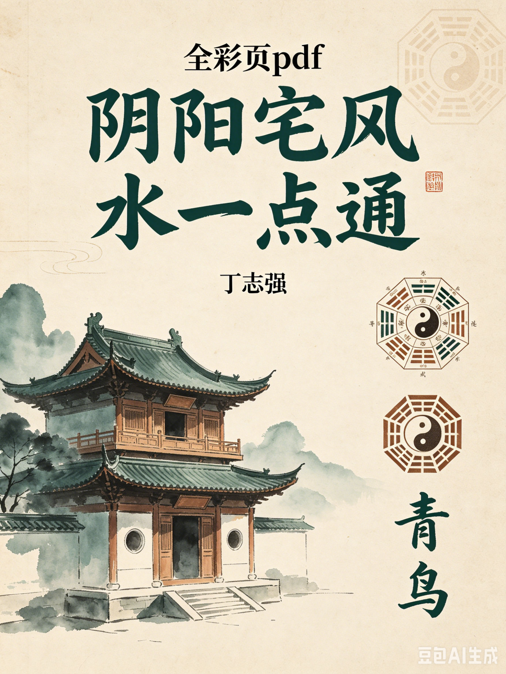 吕文艺 丁志强《阴阳宅风水一点通》全彩页pdf 风水命理玄学经典