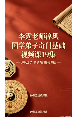 李霆老师《淳风国学弟子奇门基础视频课19集》