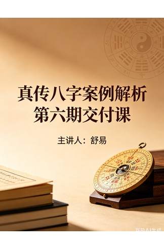 舒易《真传八字案例解析第六期，交付课mp4》 风水命理玄学经典