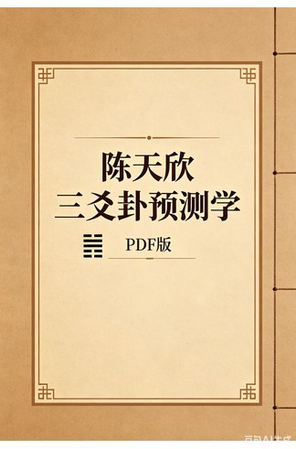 陈天欣 《三爻卦 预测学》pdf 古籍善本珍藏