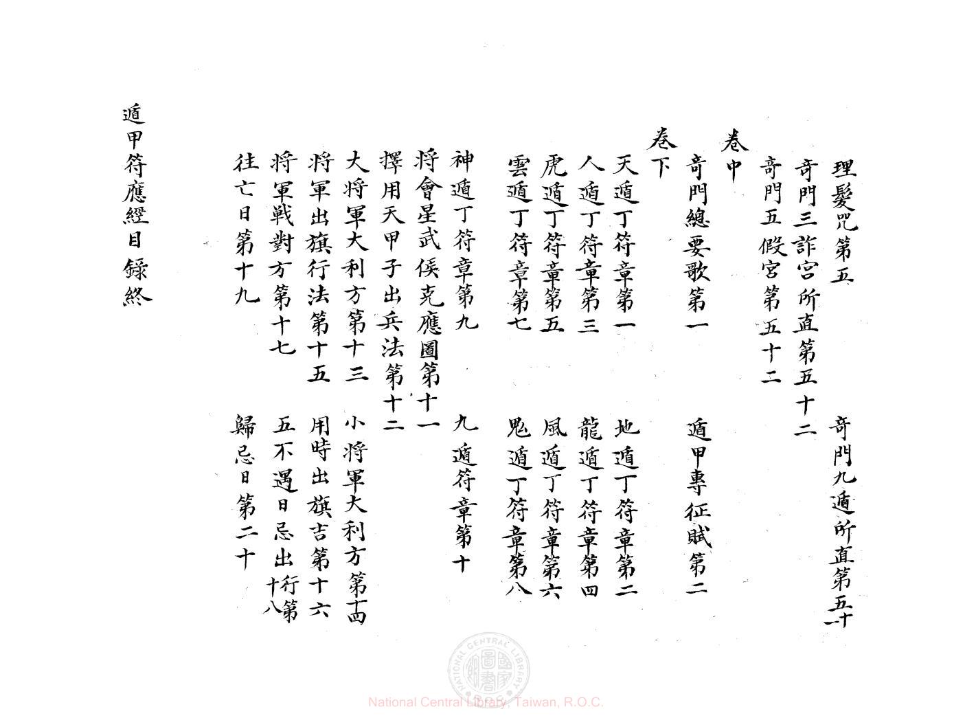 《景祐遁甲符应经》：宋杨维德等撰奇门遁甲，行军趋避与百事吉凶占验古籍