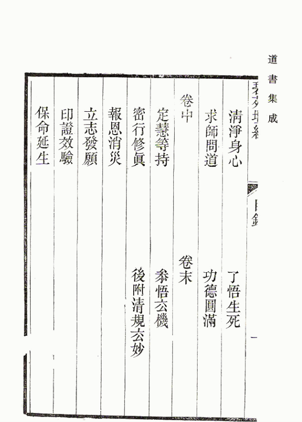 《碧苑壇經清規元妙》全真龍門派王常月心法與清規，道書集成影印本
