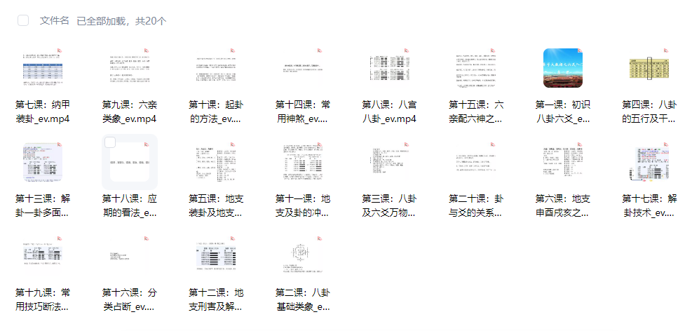 《八卦六爻预测术》民家实战高手20集完整版，纳甲筮法实战教学