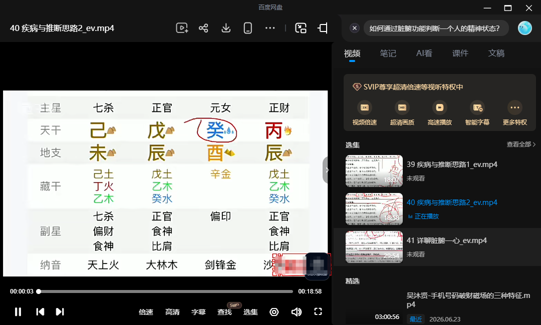 《瀚海轩新版四柱课程解析》53集完整版，八字命理排盘实战深度教学