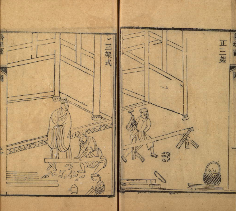 《工师雕斫正式鲁班木经匠家镜》明代鲁班经清刊四卷本与三卷本两种珍本