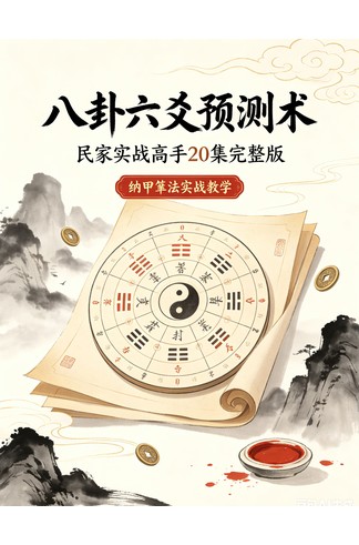 《八卦六爻预测术》民家实战高手20集完整版，纳甲筮法实战教学