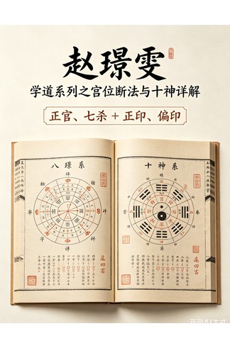 宫位断法与十神详解：赵璟雯学道系列正官七杀正印偏印实战解析