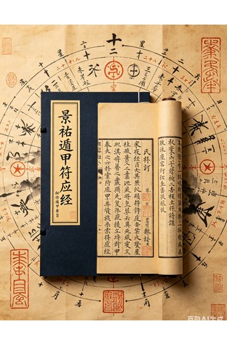 《景祐遁甲符应经》：宋杨维德等撰奇门遁甲，行军趋避与百事吉凶占验古籍
