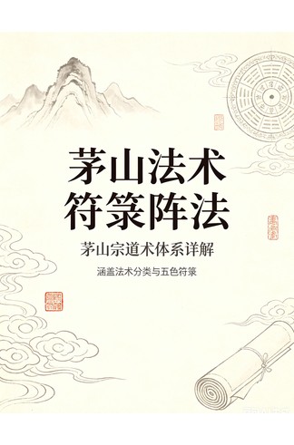 《茅山法术符箓阵法》茅山宗道术体系详解，涵盖法术分类与五色符箓