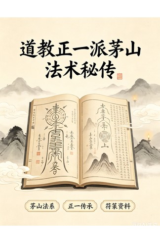 《道教正一派茅山法术秘传》茅山派秘传符咒法术与修炼方法全收录