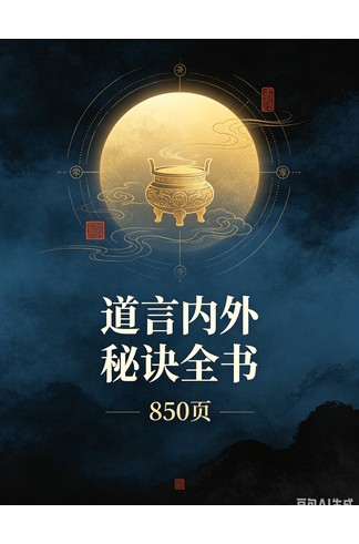 《道言内外秘诀全书》756MB 共850页
