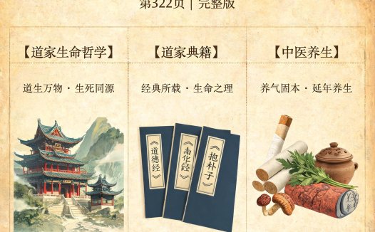 《图解中国道教生死书》PDF 322页完整版，深入解读道家的生命哲学