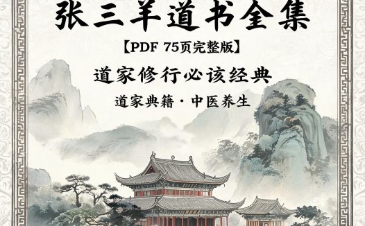 张三丰道书全集PDF（75页完整版）——道家修行必读经典