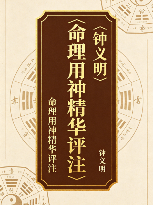 钟义明《命理用神精华评注》 风水命理玄学经典